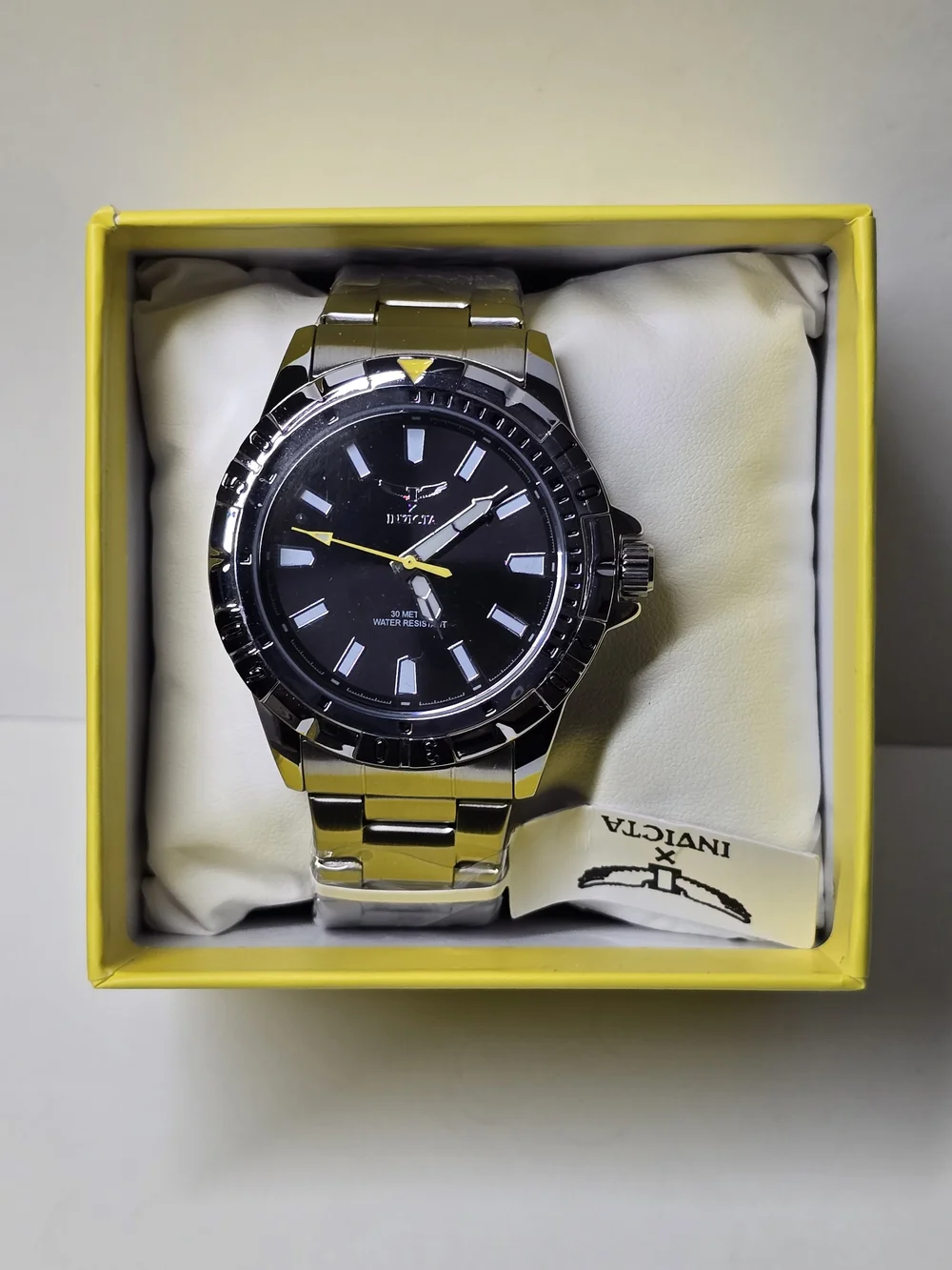 Invicta Specialty I by Invicta Men's Watch - 42mm, Silver, Black, Yellow (69040)